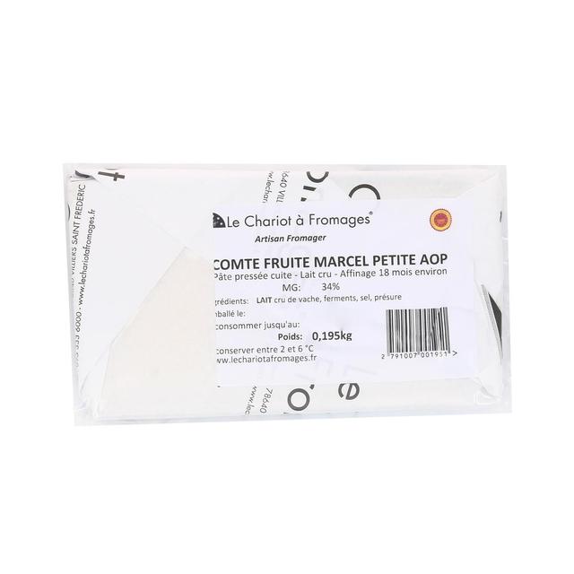  - Le Chariot à fromages, Artisan Fromager - Comté 18 Mois Marcel Petite AOP - Lait de vache cru