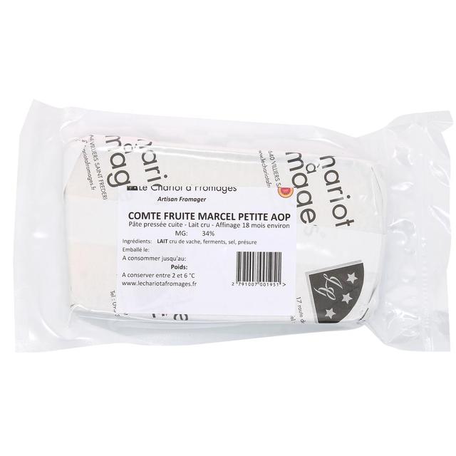  - Le Chariot à fromages, Artisan Fromager - Comté 18 Mois Marcel Petite AOP - Lait de vache cru