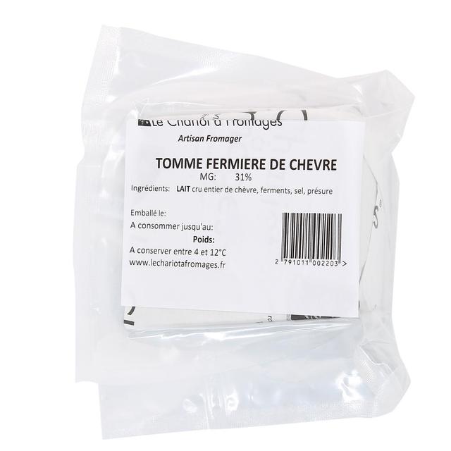  - Le Chariot à fromages, Artisan Fromager - Tomme Fermière de Chèvre - Lait de chèvre cru