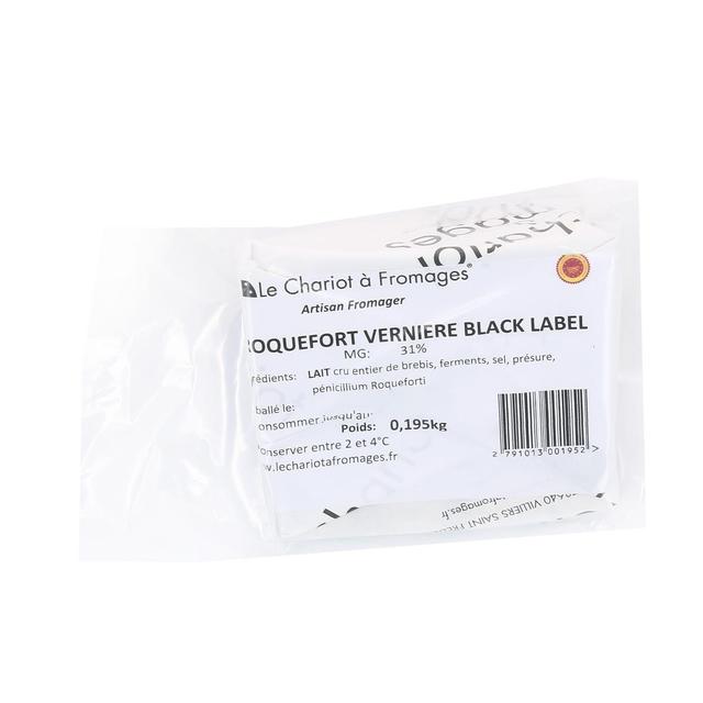  - Le Chariot à fromages, Artisan Fromager - Roquefort Vernière Black AOP - Lait de brebis cru