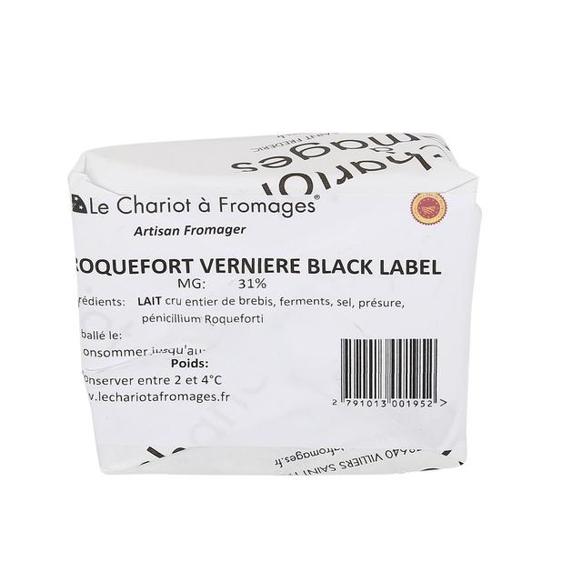  - Le Chariot à fromages, Artisan Fromager - Roquefort Vernière Black AOP - Lait de brebis cru
