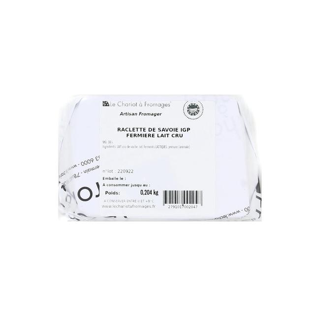  - Le Chariot à fromages, Artisan Fromager - Raclette de Savoie Fermière IGP Artisanale Lait de vache cru