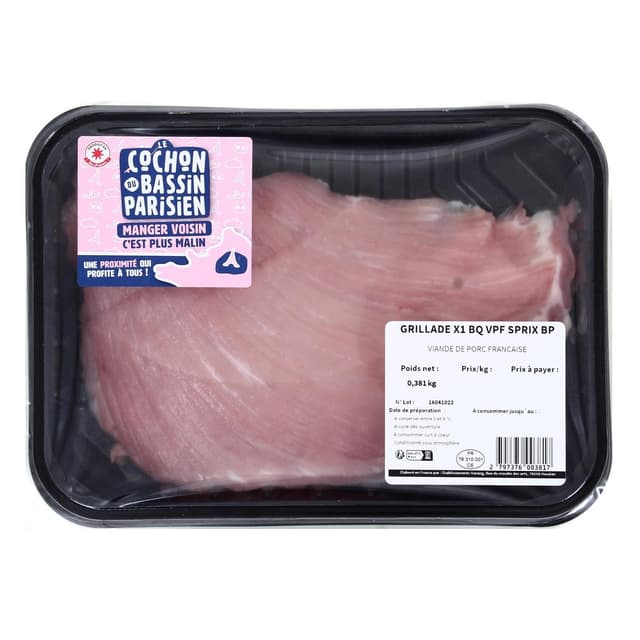  - Le COCHON du BASSIN PARISIEN - Grillade de Porc