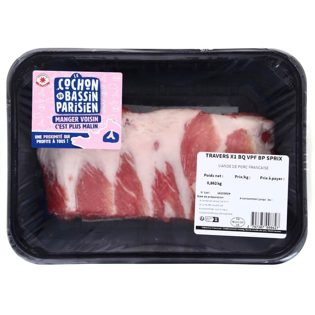  - Le COCHON du BASSIN PARISIEN - Travers de Porc
