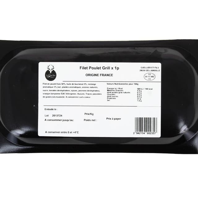  - Leguelier - Filet de Poulet Mariné Grill