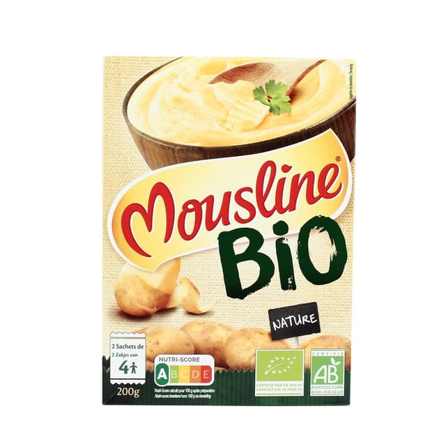 3760381260000 - Mousline - Purée Nature Bio