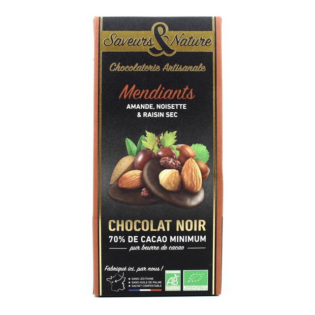 3760077180100 - Saveurs & Nature - Mendiants chocolat noir bio