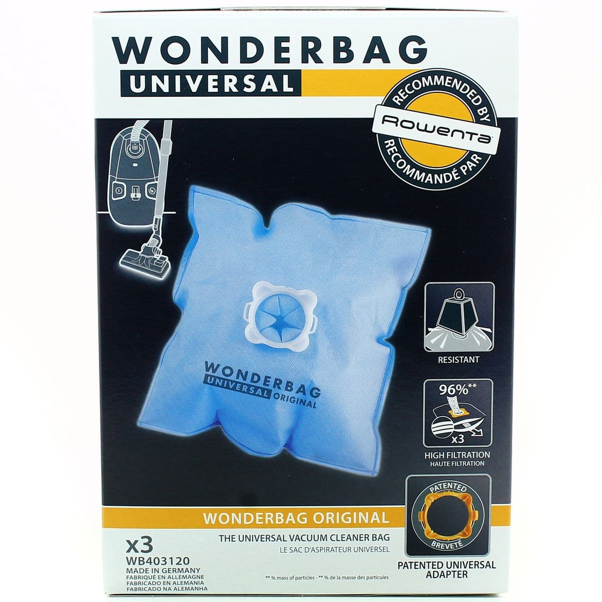 Sac Wonderbag Sac Aspirateur Rowenta Universel Achat Wonderbag