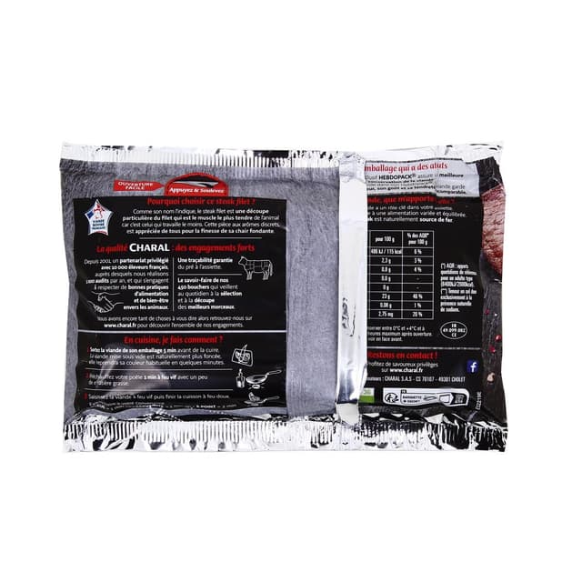 3181232200400 - Charal - Steak Filet de Boeuf