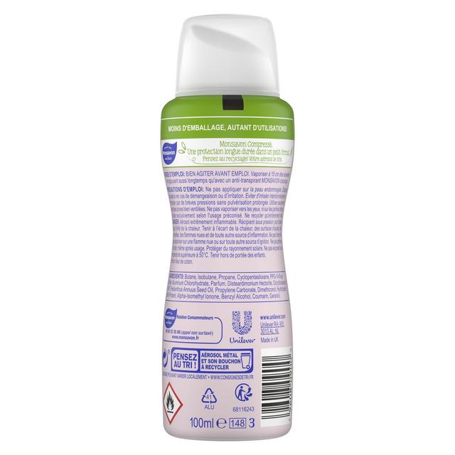 0000096080900 - Monsavon - Déodorant compressé 48h lait et coton
