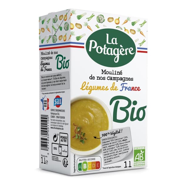 3274930001100 - La Potagère - Mouliné de Légumes de nos Campagnes BIO