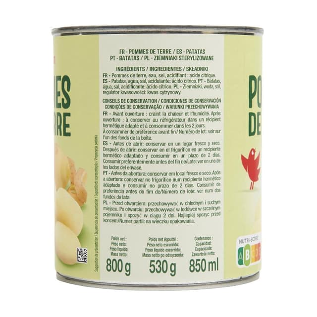 3596710531400 - Auchan - Pommes de Terre