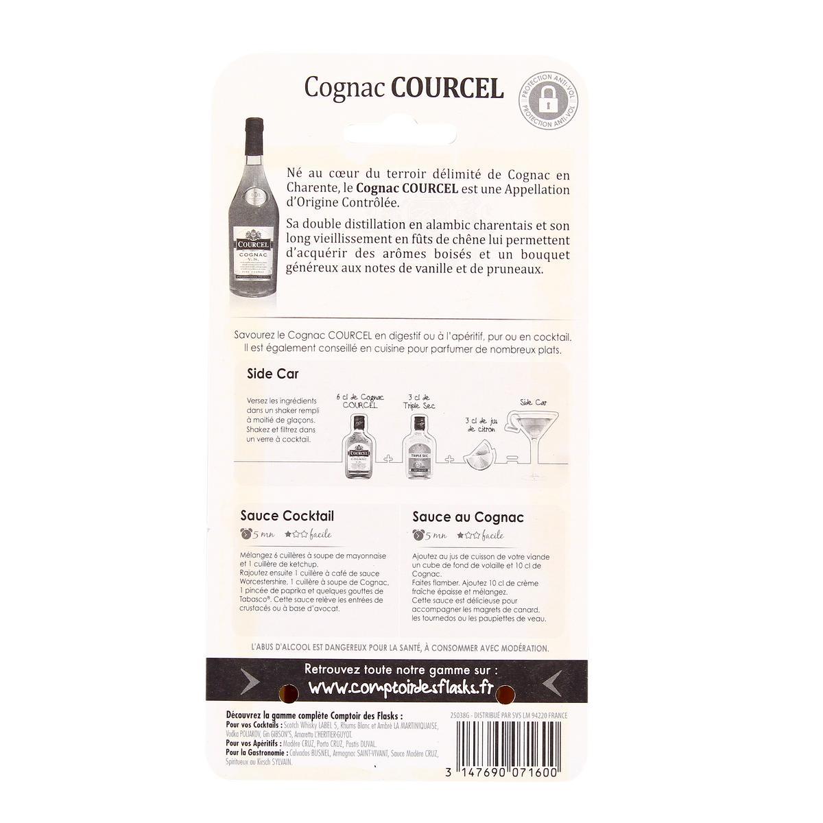 3147690071600 - Courcel - Cognac V.S 40°