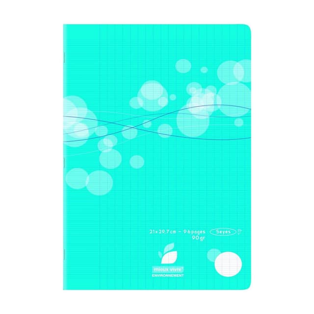 3254569162700 - Auchan - Cahier 21x29,7 cm grand carreaux