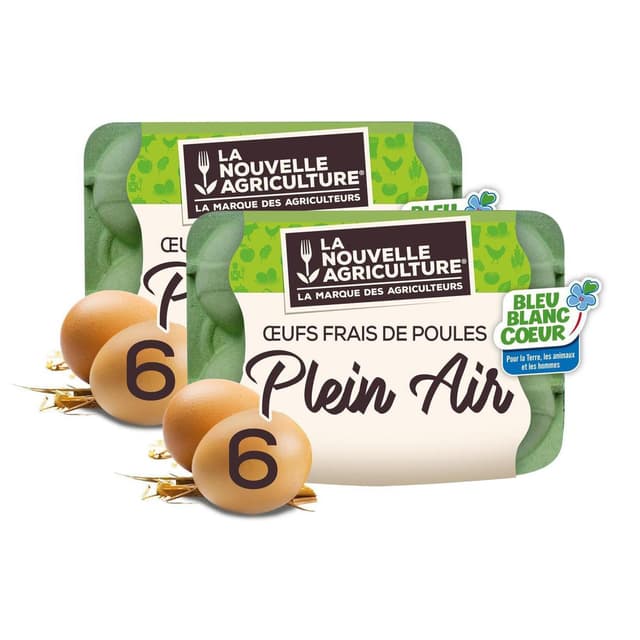 3760150111854 - La Nouvelle Agriculture - Oeufs Plein Air