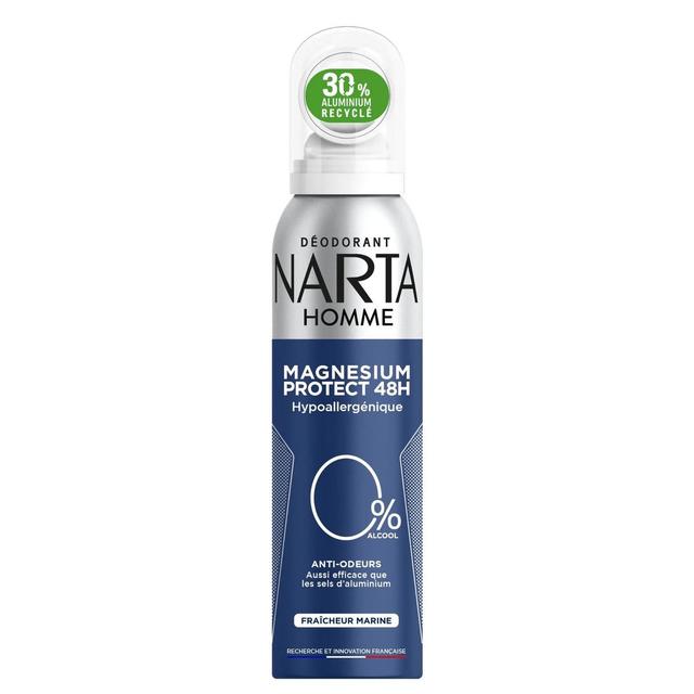 3600551146300 - Narta Homme - Déodorant spray homme Magnesium Protect Fraîcheur marine