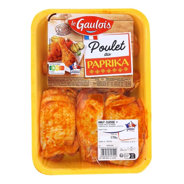 3266980347000 - Le Gaulois - Morceaux de poulet au paprika