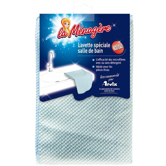 3061053907200 - Ménatex - Lavette microfibre spéciale salle de bains 
