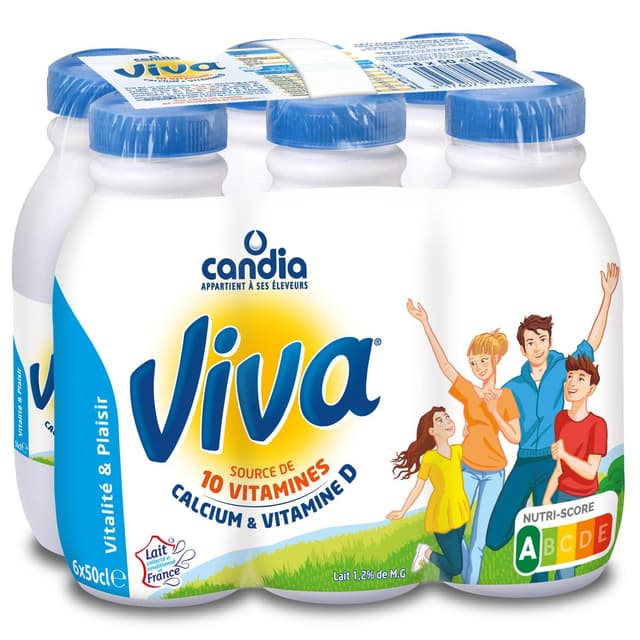 3176571989000 - Candia - Viva lait UHT vitaminé à 1.2% mg