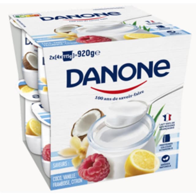 3033491949500 - Danone - Yaourts aromatisés panachés