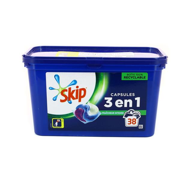 8710847919800 - Skip - Lessive 3 en 1 - Fraîcheur intense