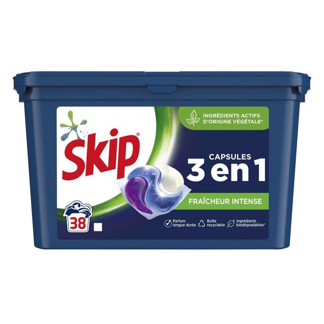 8710847919800 - Skip - Lessive 3 en 1 - Fraîcheur intense