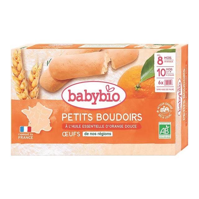 3288131500201 - Babybio - Petits Boudoirs à l'huile essentielle d'orange douce Bio Bébé Dès 8 mois