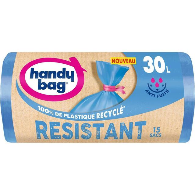 4008871220301 - Handy Bag - Sac poubelle à lien avec résistant 30L