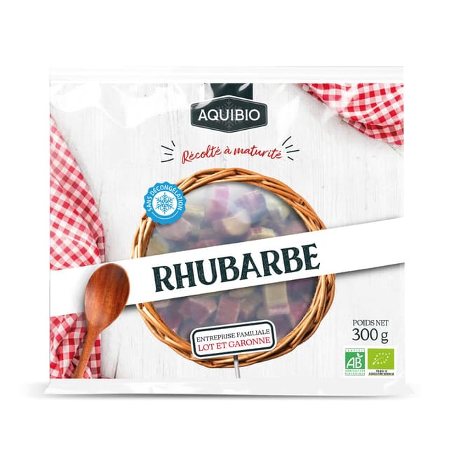 3516459300501 - Aquibio - Rhubarbe Bio en morceaux