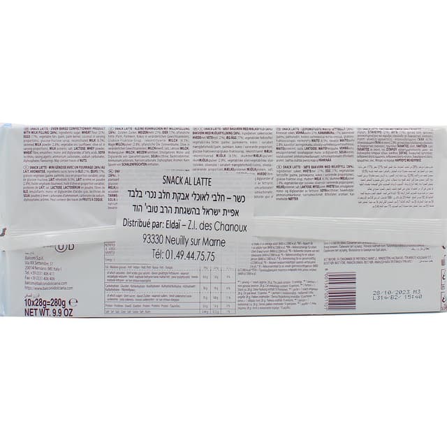 8001585001101 - Balconi - Snack & Latte 