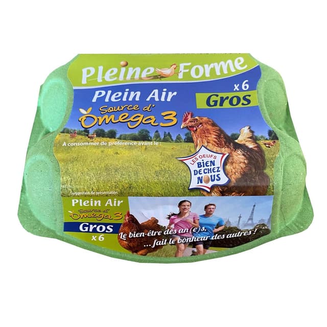 3332930603301 - Pleine Forme - Oeufs Omega 3 Plein air