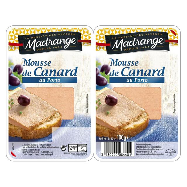 3180940084401 - Madrange - Mousse de Canard au Porto