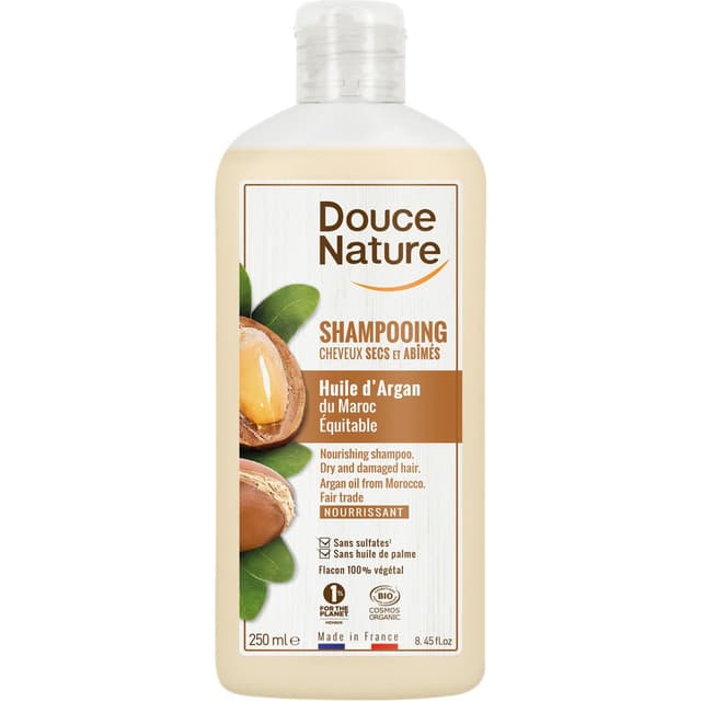 3380380064401 - Douce Nature - Shampooing Cheveux secs  à l'huile d'argan bio