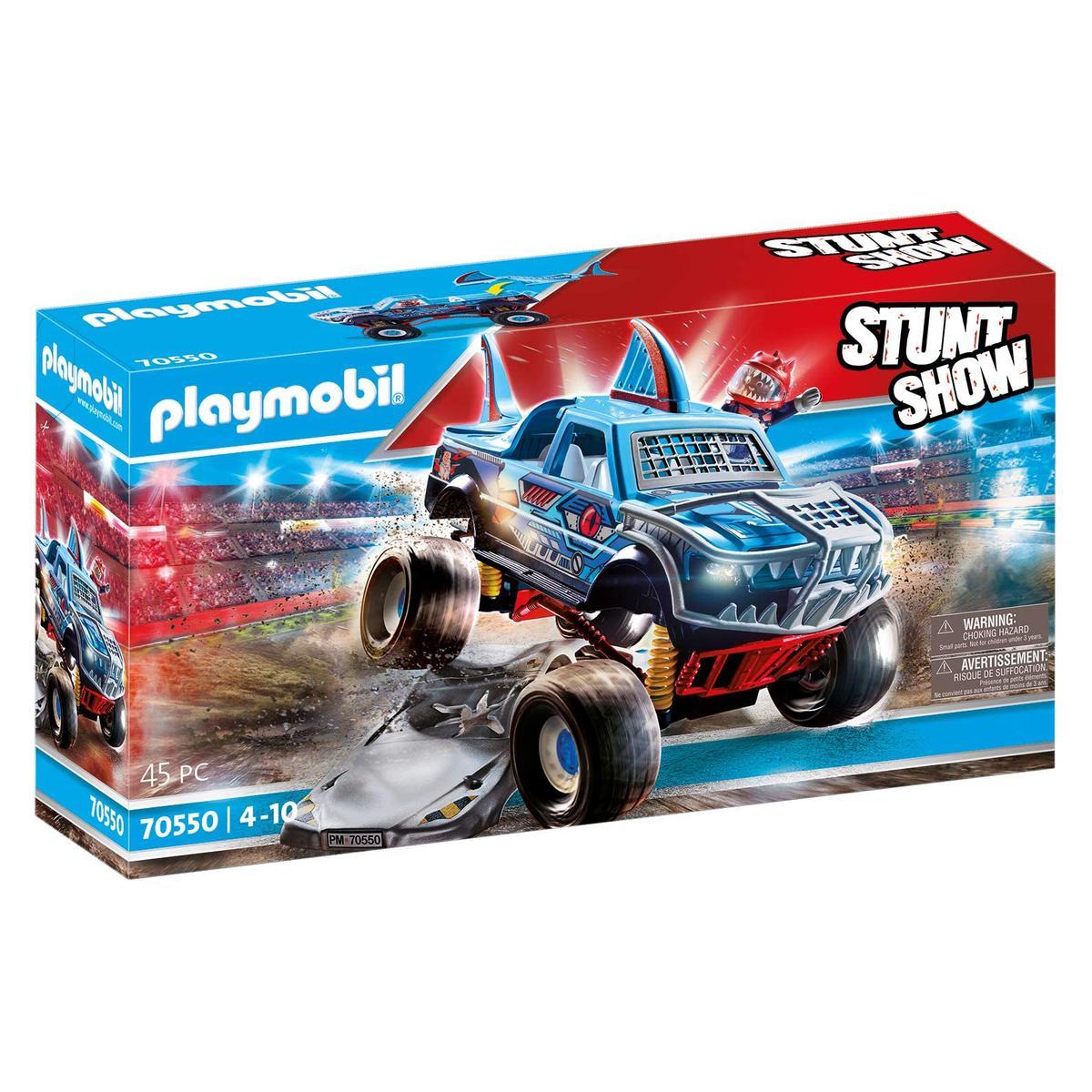 4008789705501 - PLAYMOBIL® Stuntshow - Monster truck cascade Requin Stuntshow 
