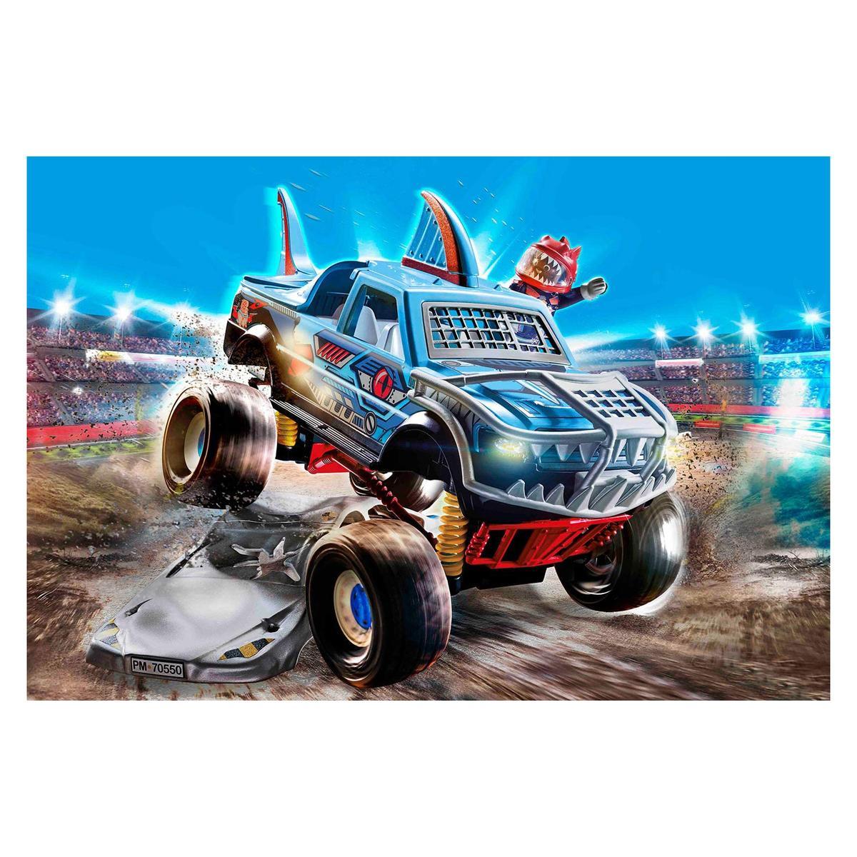 4008789705501 - PLAYMOBIL® Stuntshow - Monster truck cascade Requin Stuntshow 