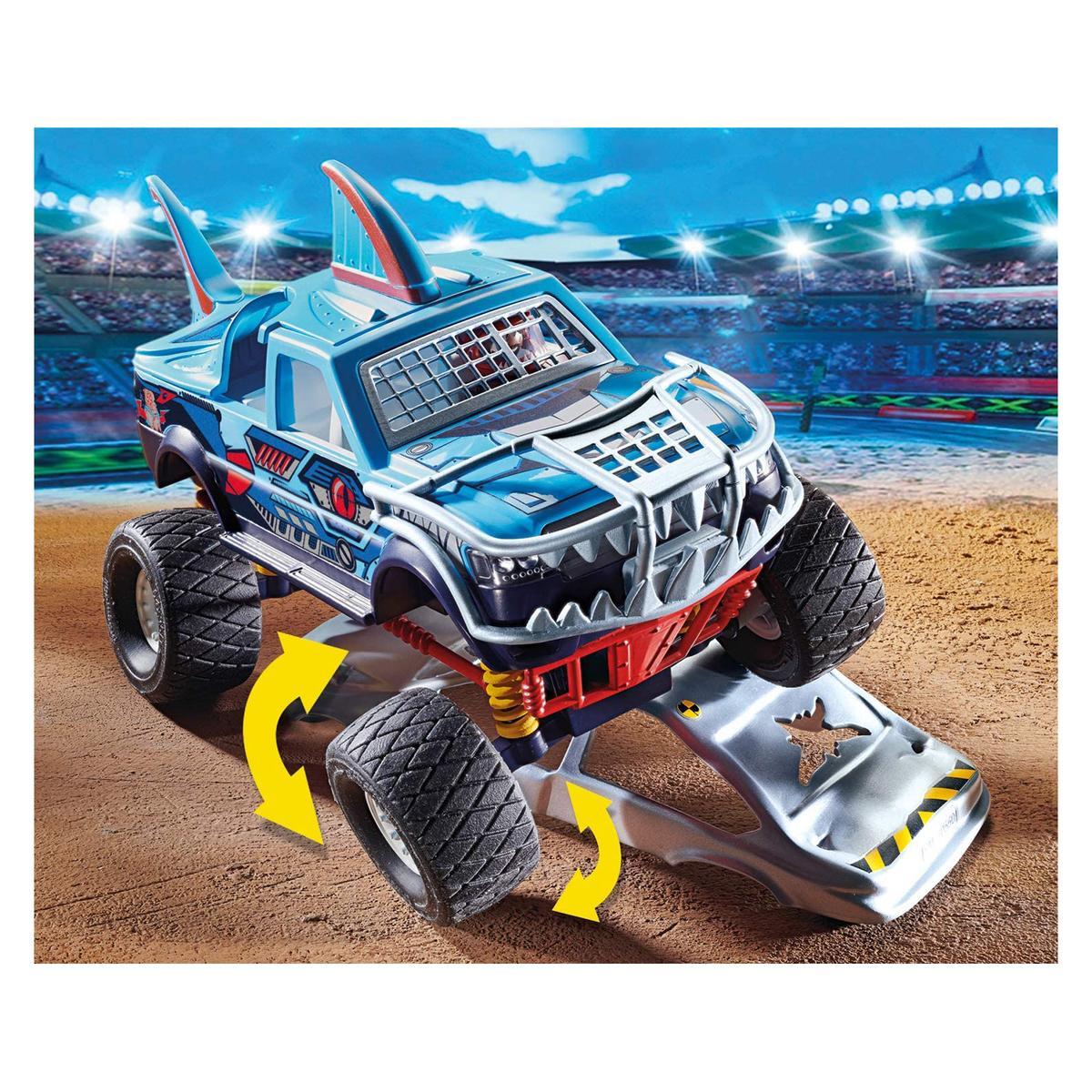 4008789705501 - PLAYMOBIL® Stuntshow - Monster truck cascade Requin Stuntshow 