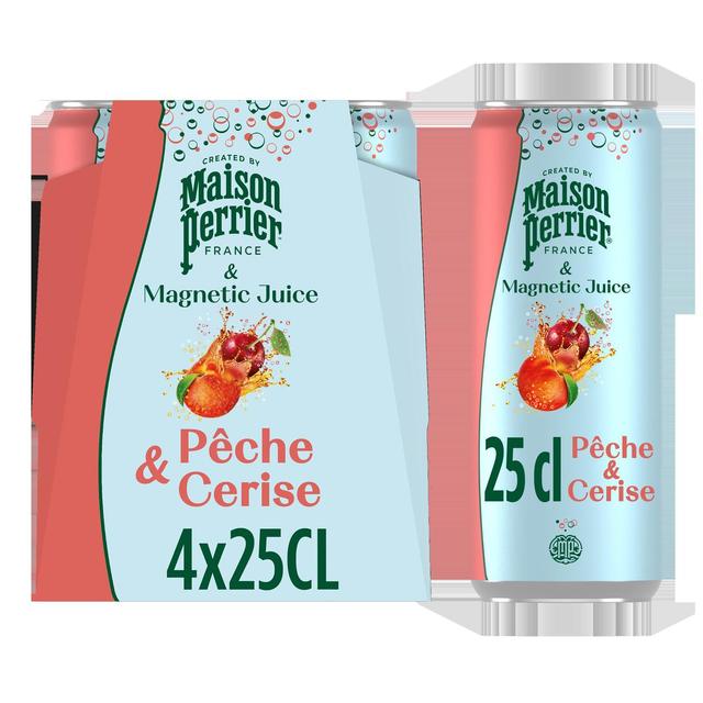 8445291135901 - Maison Perrier - Boisson Gazeuse Pêche Cerise