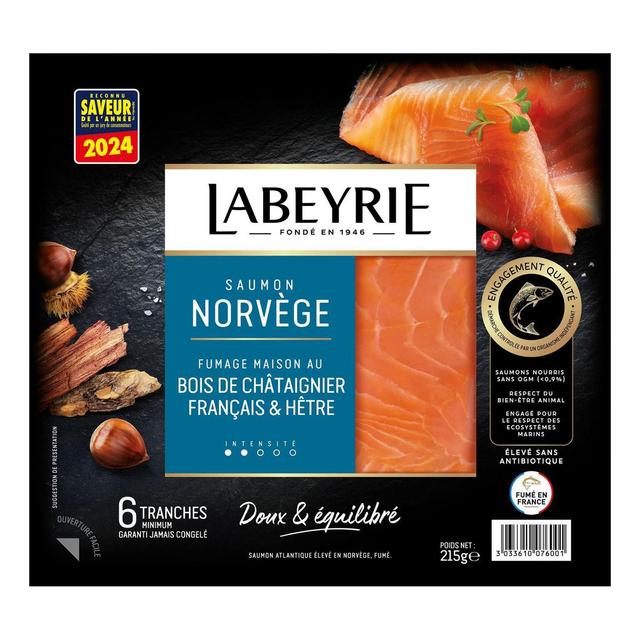 3033610076001 - Labeyrie - Saumon Fumé Le Savoureux de Norvège