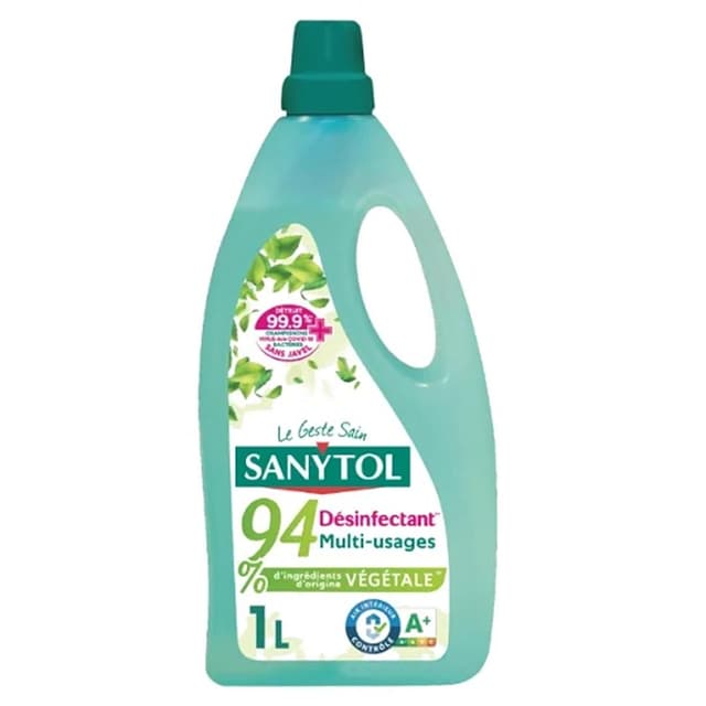 3045206316101 - Sanytol - Nettoyant Désinfectant Sols & Surfaces Protection - Eucalyptus 