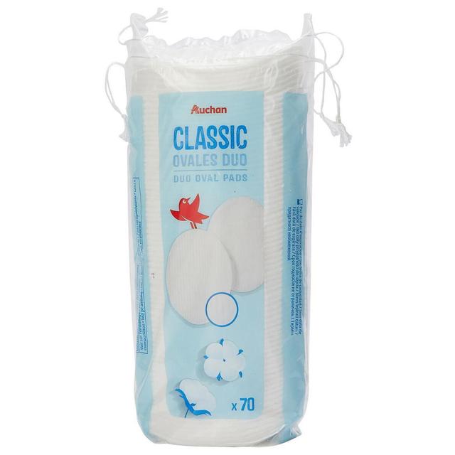 3245678667101 - Auchan - Classic cotons ovales à démaquiller