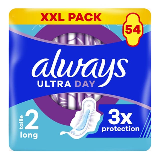 8700216907101 - Always - Serviette Hygiénique Ultra Day avec Ailette Taille 2