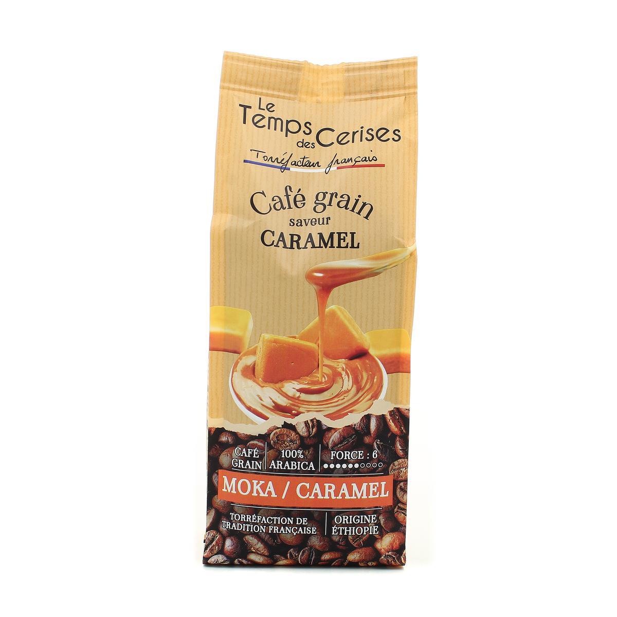 3564884027401 - Le Temps des Cerises - Café Grain saveur Caramel 