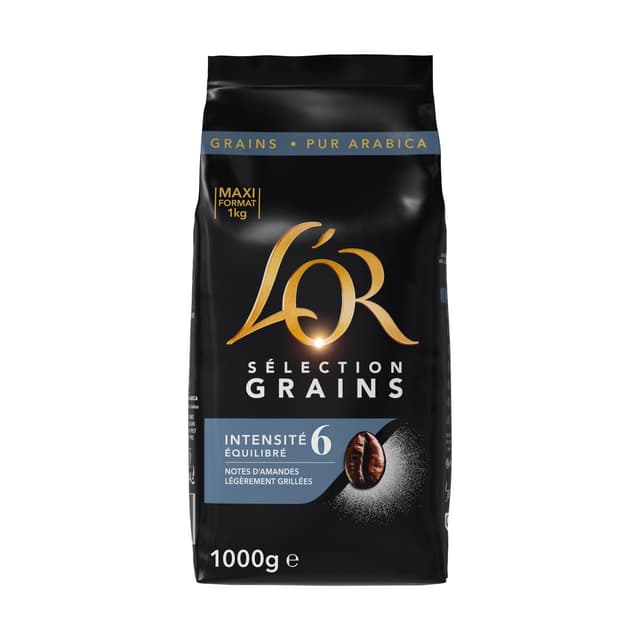 8711000898901 - L'or - SÉLECTION GRAINS Arabica intensité 6 1 KG