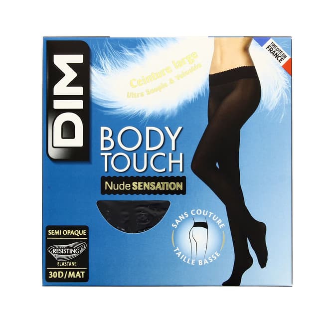 3610861449701 - Dim - Collant Nude Sensation Body Touch Noir 30D