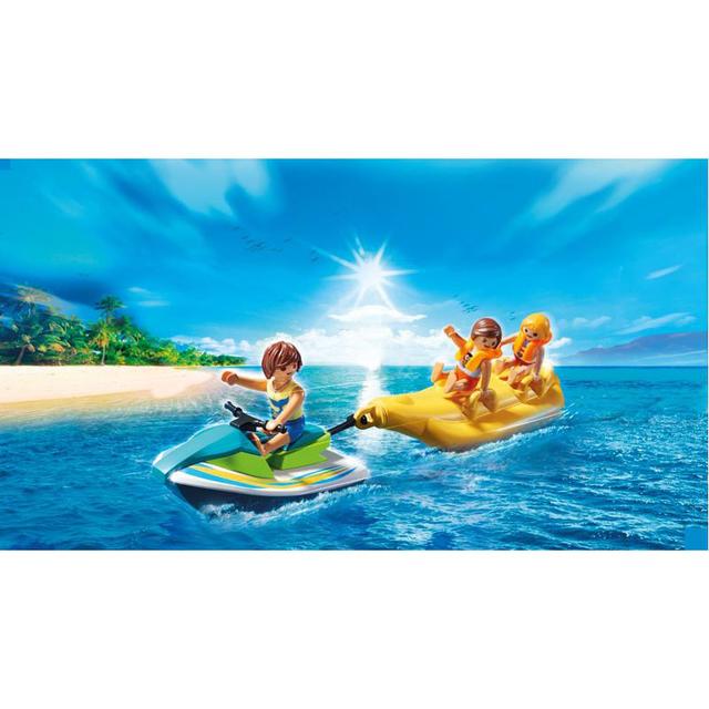 4008789069801 - PLAYMOBIL® Family Fun - Vacanciers avec jet-ski et banane