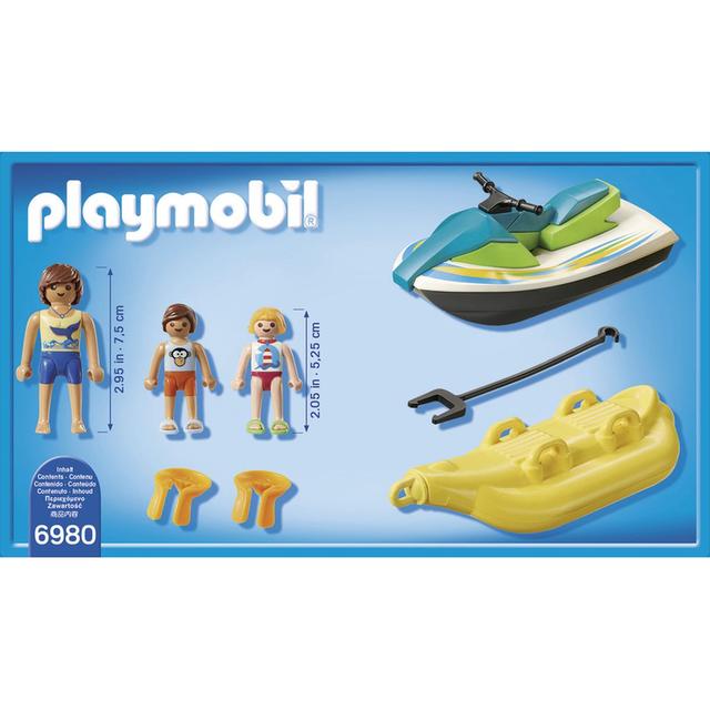 4008789069801 - PLAYMOBIL® Family Fun - Vacanciers avec jet-ski et banane