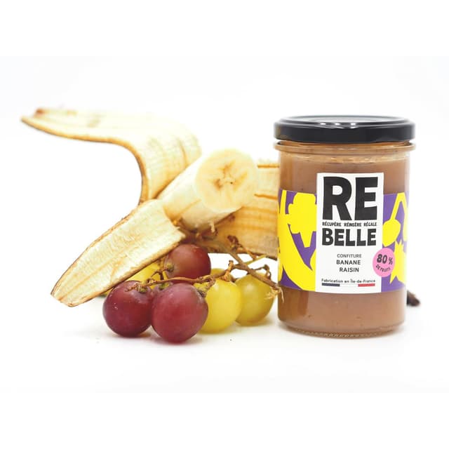 3760262730202 - Confiture Re-Belle - Confiture Banane Raisin 