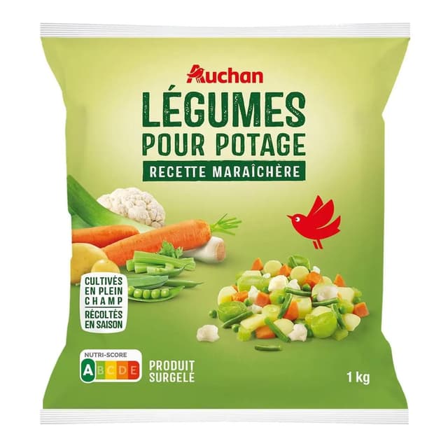 3254560100602 - Auchan - Légumes pour potage maraîcher