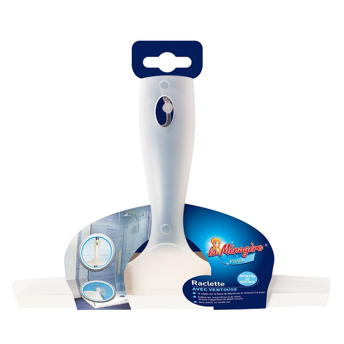 Ménatex - Raclette pour cabine de douche avec ventouse