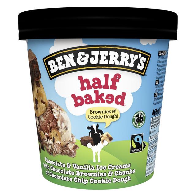 8711327371002 - Ben&Jerry's - Crème glacée Half Baked Brownies & Cookie Dough